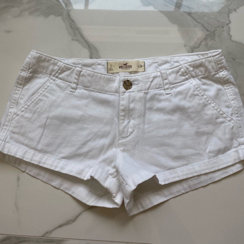 Hollister White Shorts